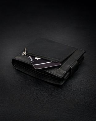 Кошелек мужской кожаный Rovicky N992L-PZ-CCR-RFID-2562 Черный
