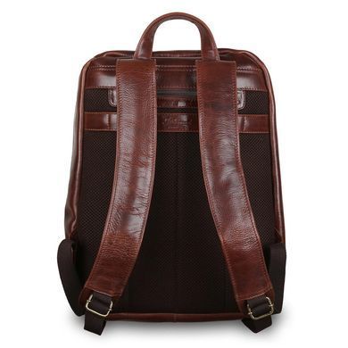 Рюкзак мужской кожаный Ashwood 8144 BRN темно-коричневый