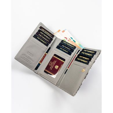 Гаманець жіночий шкіряний Peterson PTN PH29-LFL-7148 Black чорний