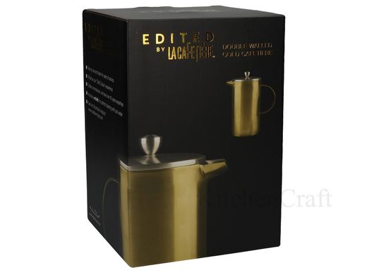 CT La Cafetière Edited Кавник з подвійною стінкою золотистого кольору (8 чашок)