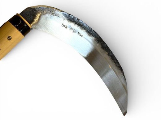 Серп японский прямой 600 мм, лезвие 220х40х2,9мм, 310 г., INARIJIKA, HONMAMON