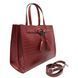 Женская кожаная сумка Italian fabric bags 2577 bordeaux