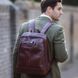 Рюкзак мужской кожаный Ashwood 8144 BRN темно-коричневый