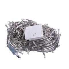 Новогодняя гирлянда комнатная нить 22 м 220 LED комнатная гирлянда белый провод Белый свет W220LED22MWW