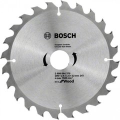 Пиляльний диск Bosch Eco for Wood 200x2,6x32-24T (2608644379)