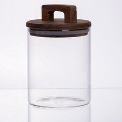 Банка для сипучих продуктів з бамбуковою кришкою 800 мл 64486-65