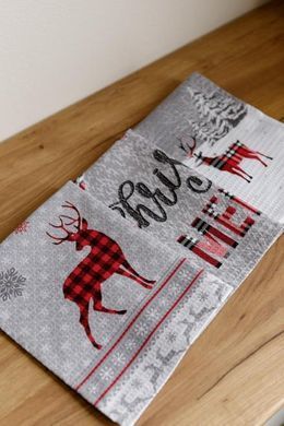 Новорічний вафельний рушник Merry Christmas 46х60 cм