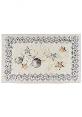Гобеленовая салфетка новогодняя SILVER STAR 30х50