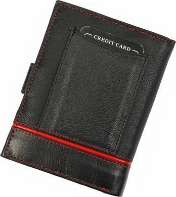 Кошелек мужской кожаный 4U CAVALDI N4L-P-CGN-1591 черный