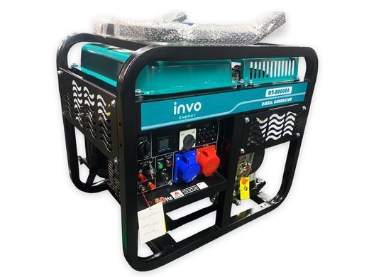 Дизельный генератор INVO DT-8000EA, 7,5/8кВт, 230/380В
