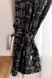 Готові штори Breakfast black (2 од.) 180х136 см, Черный