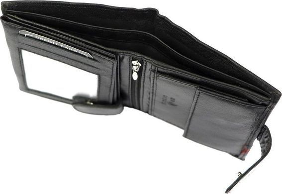 Кошелек мужской кожаный 4U CAVALDI N4L-P-CGN-1591 черный