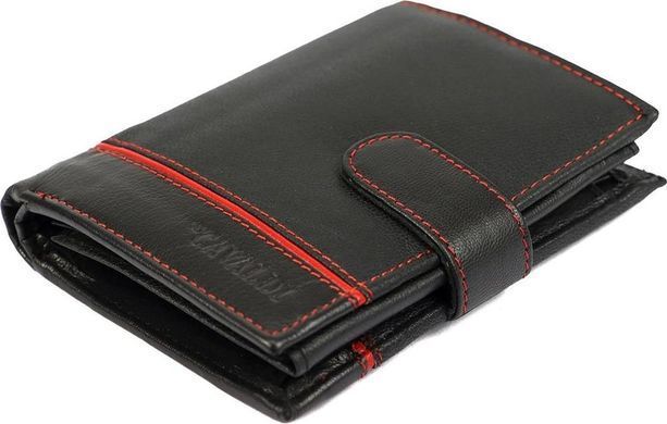 Кошелек мужской кожаный 4U CAVALDI N4L-P-CGN-1591 черный