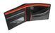 Мужское кожаное портмоне Visconti BD-707 LE CHIFFRE BLK/RED/ORG