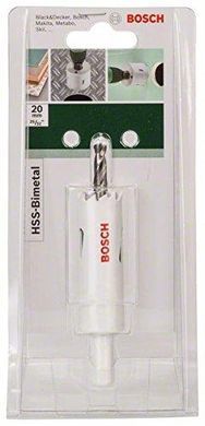 Біметалічна пиляльна коронка Bosch HSS-BIM (2609255601), 20 мм
