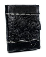 Кошелек мужской кожаный BUFFALO WILD N4L-VTC черный