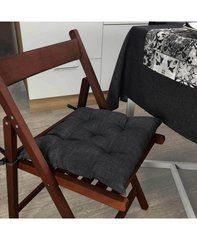Подушка на стілець Black Milan 40х40 см, Черный