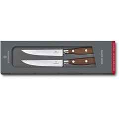 Набір кухонних ножів Victorinox Grand Maitre Wood Steak Set, 2 предмети (Vx77240.2W), Коричневий