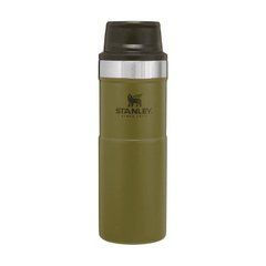 Термочашка Stanley Classic Trigger-action Olive Drab 0,47 л (6939236348102), Оливковый