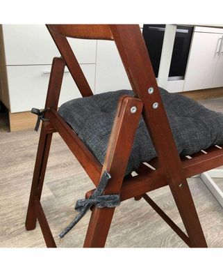 Подушка на стілець Black Milan 40х40 см