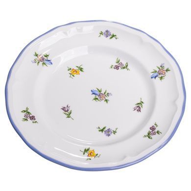 Столовый набор посуды тарелок и чашек 32 предмета на 6 персон Retro Floral фарфоровый, обеденный столовый сервиз тарелок YY78-9A