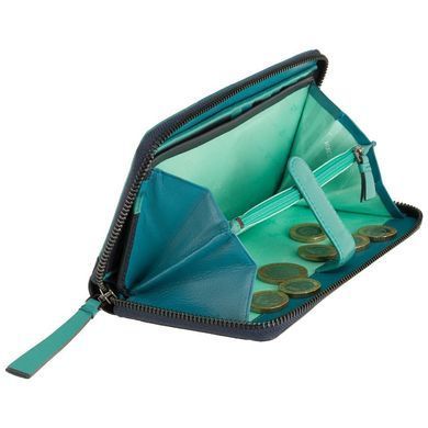 Кошелек женский кожаный Visconti BRC98 Julia (Blue Bell)