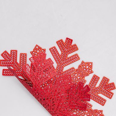 Коврик для сервировки стола Snowflake 38 см, красное золото HP-36327-14