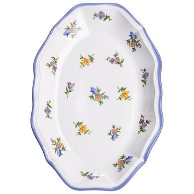 Столовый набор посуды тарелок и чашек 32 предмета на 6 персон Retro Floral фарфоровый, обеденный столовый сервиз тарелок YY78-9A