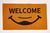 Килимок привратний WELCOME прямокутний 70*40 см коричневий HP-47-9, Коричневий