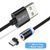Магнитный кабель для зарядки RAXFLY LED Magnetic RAX118554 microUSB black