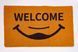 Килимок привратний WELCOME прямокутний 70*40 см коричневий HP-47-9, Коричневий
