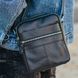 Сумка-барсетка мужская 19х22х5, мессенджер через плечо кожаная Tiding Bag BON6165 черный