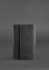 Шкіряний блокнот (Софт-бук) 5.1 чорний, Черный