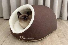 Будиночок для Кота або Собаки Cave Brown M 52x45x30см