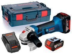 Акумуляторна кутова шліфмашина Bosch GWS 18-125 V-LI (L-boxx)