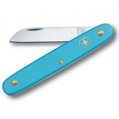Ніж для саду Victorinox Floral Knife 100мм/1функ/голуб мат(блістер) (Vx39050.25B1)