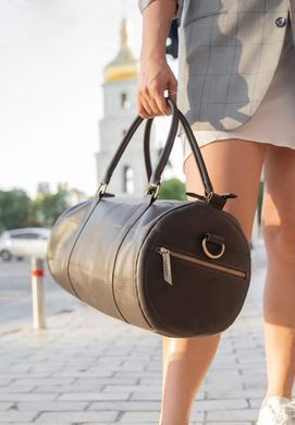 Кожаная&nbsp;сумка&nbsp;Harper&nbsp;темно-коричнева&nbsp;краст