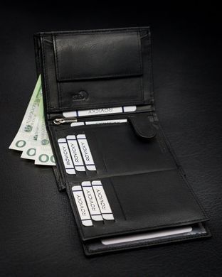 Кошелек мужской кожаный Rovicky N4-PZ-CCR-RFID-2531 Черный