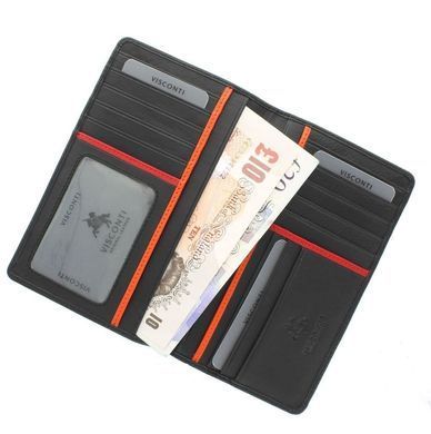 , Чорний BLK/RD/ORG, Шкіра, Без застібки