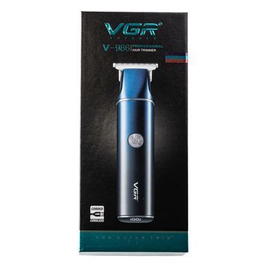 Тример для стрижки VGR V-986 з насадками та USB, золото