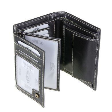 Кошелек мужской кожаный Always Wild PRM-034-8533 черный