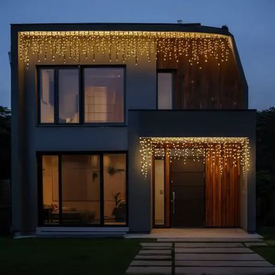 Уличная гирлянда Бахрома 20 м 335 LED черный провод Желтый 20MBY