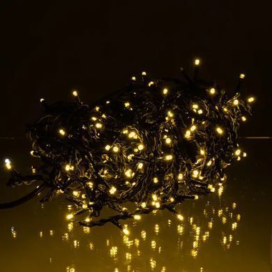 Уличная гирлянда Бахрома 20 м 335 LED черный провод Желтый 20MBY
