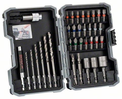 Набір біт і свердл Bosch PRO-Mix Metal, 35 шт (2607017328)