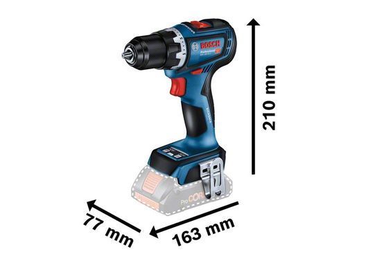Акумуляторний дриль-шуруповерт BOSCH GSR 18V-90 C (06019K6006)