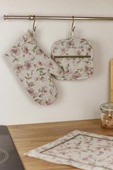 Кухонная прихватка для гарячего Тереза цветы 20х20 см.