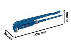 Угловой трубный ключ BOSCH 90&deg; 420 мм (1600A02W3V)