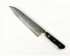 Ніж кухонний Gyuto (Шефський) 210 мм лезо, VG10 Damascus, 61HRC, HONMAMON (4580149741232)