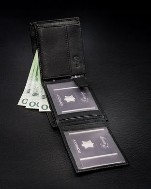 Кошелек мужской кожаный Rovicky N05-PZ-CCR-RFID-2654 Черный