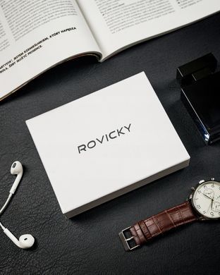 Кошелек мужской кожаный Rovicky N05-PZ-CCR-RFID-2654 Черный